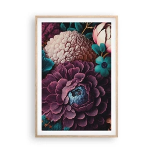 Pôster com moldura de carvalho claro - Natureza em abundância - 61x91 cm