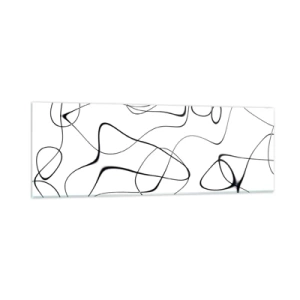 Quadro em vidro - Os caminhos da vida, as vicissitudes do destino - 90x30 cm