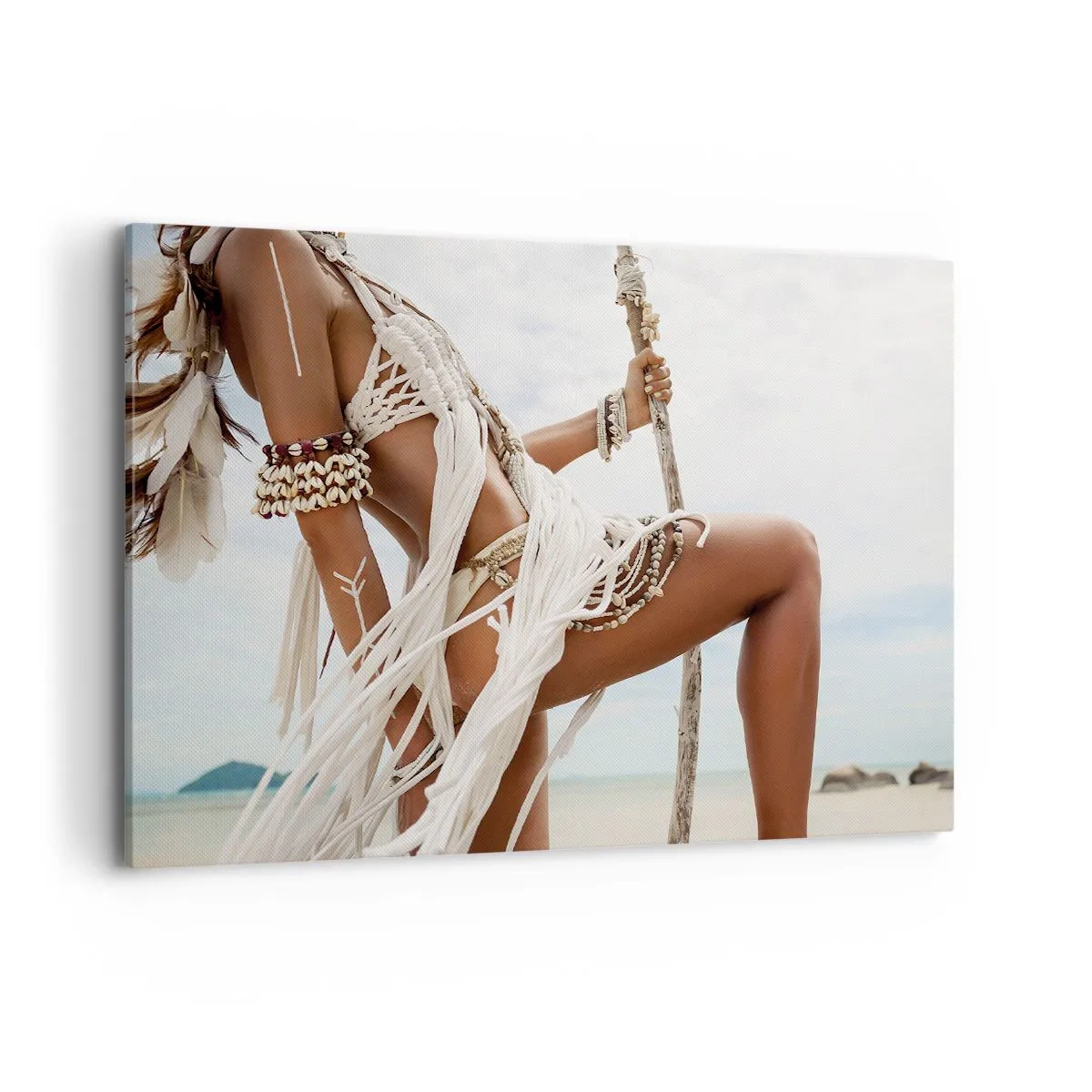 Quadro em tela - Sacerdotisa do Sol - 120x80 cm