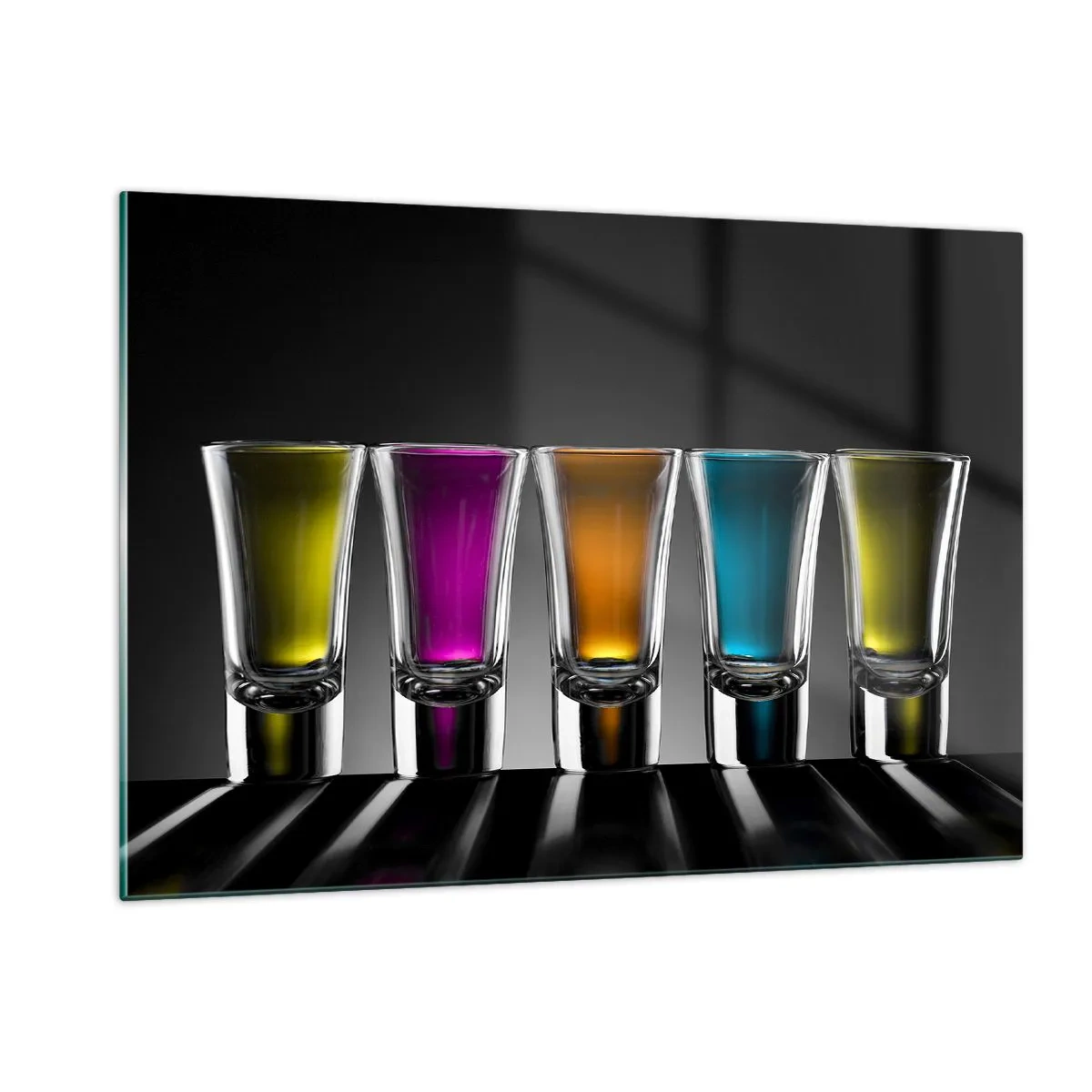 Quadro em vidro - Tons da alegria - 120x80 cm