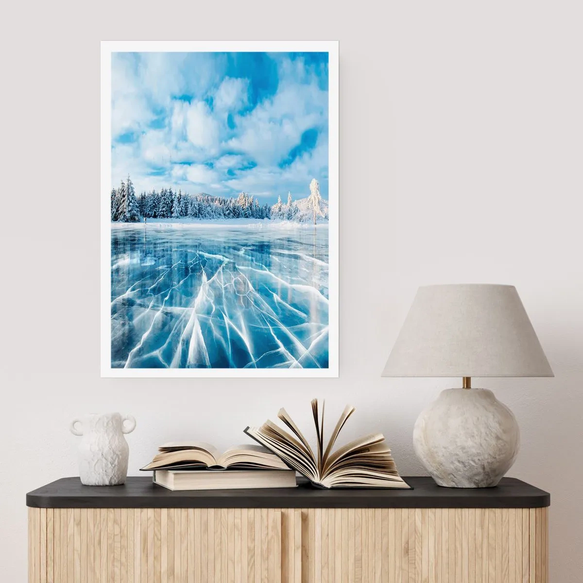Pôster - Vista deslumbrante e cristalina - 61x91 cm