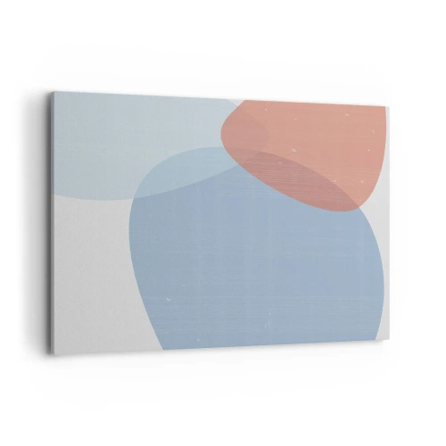 Quadro em tela - Relacionamentos pastel - 120x80 cm