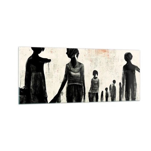 Quadro em vidro - Contra a solidão - 100x40 cm