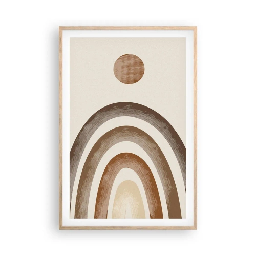 Pôster com moldura de carvalho claro - Numa galáxia muito distante - 61x91 cm