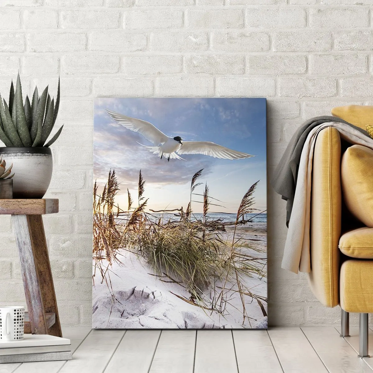 Quadro em tela - Vento do mar - 50x70 cm