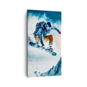 Quadro em tela - Emoções extremas - 45x80 cm