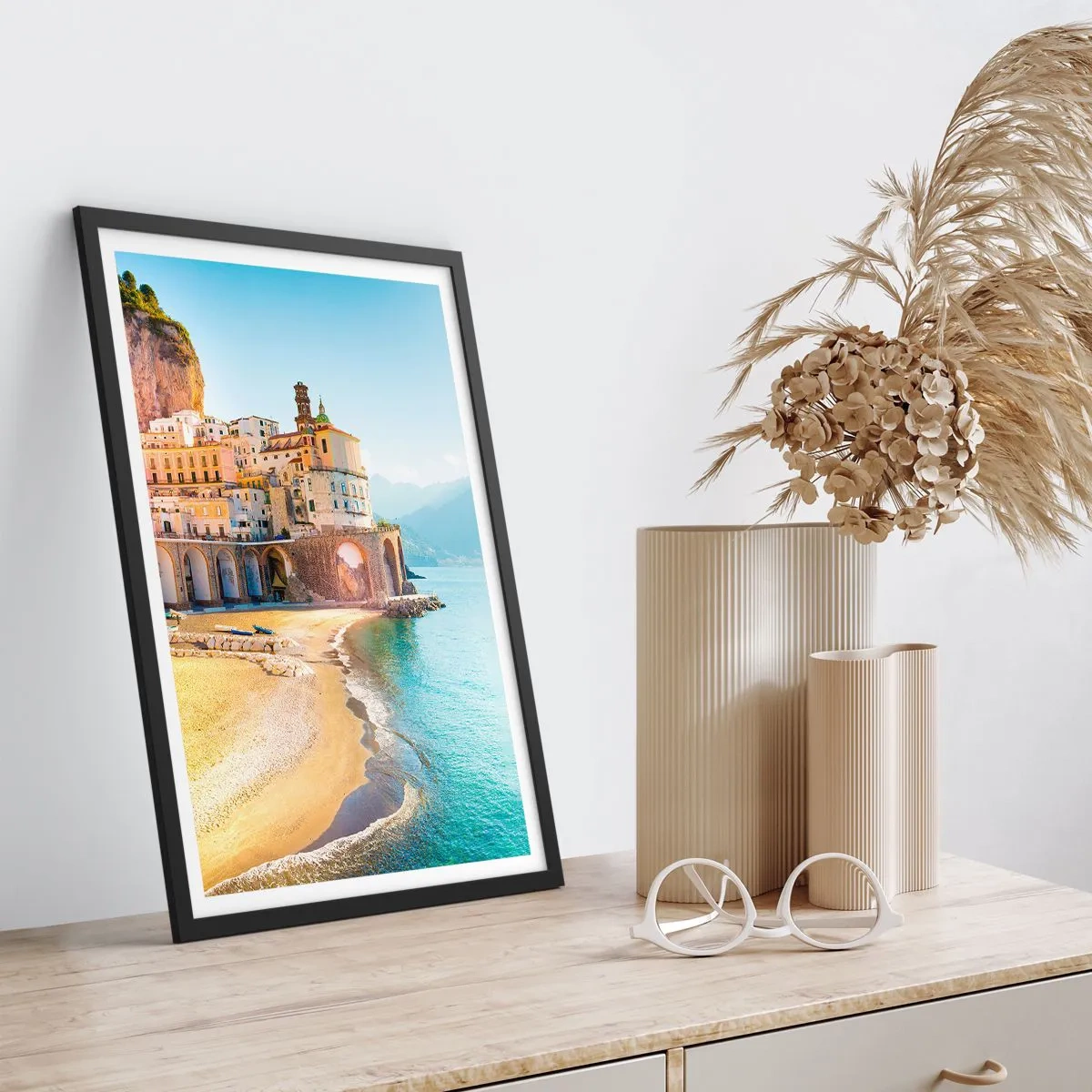 Pôster com moldura preta - Uma cidade inacreditável - 61x91 cm