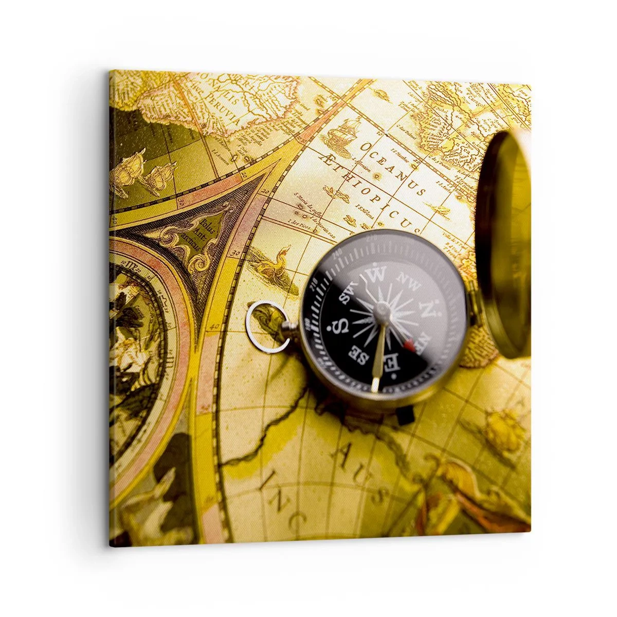 Quadro em tela - Que tal ao fim do mundo? - 50x50 cm