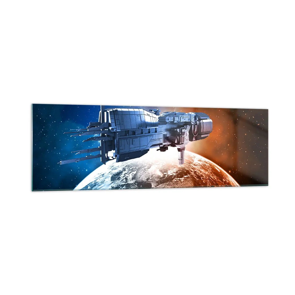 Quadro em vidro - Observador atento - 160x50 cm