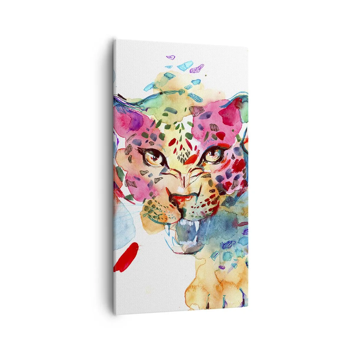 Quadro em tela - A Bela e a Fera - 55x100 cm