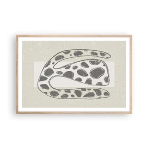 Pôster com moldura de carvalho claro - Uma criatura estranha - 91x61 cm