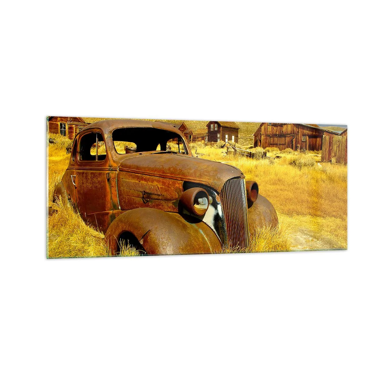 Quadro em vidro - Um merecido descanso - 100x40 cm