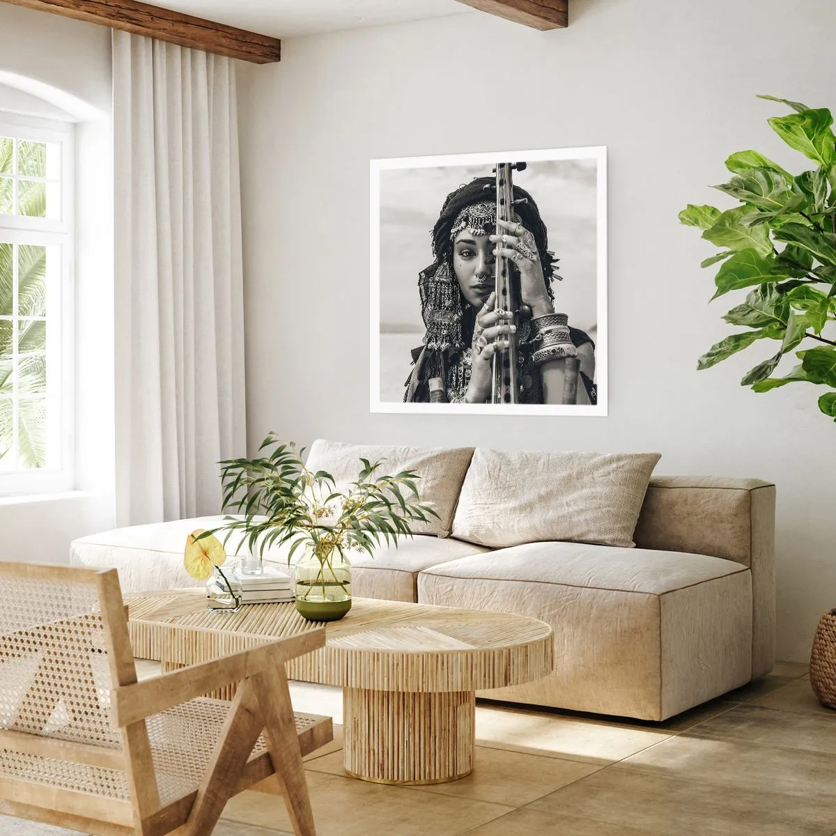 Pôster - A própria música oriental - 30x30 cm