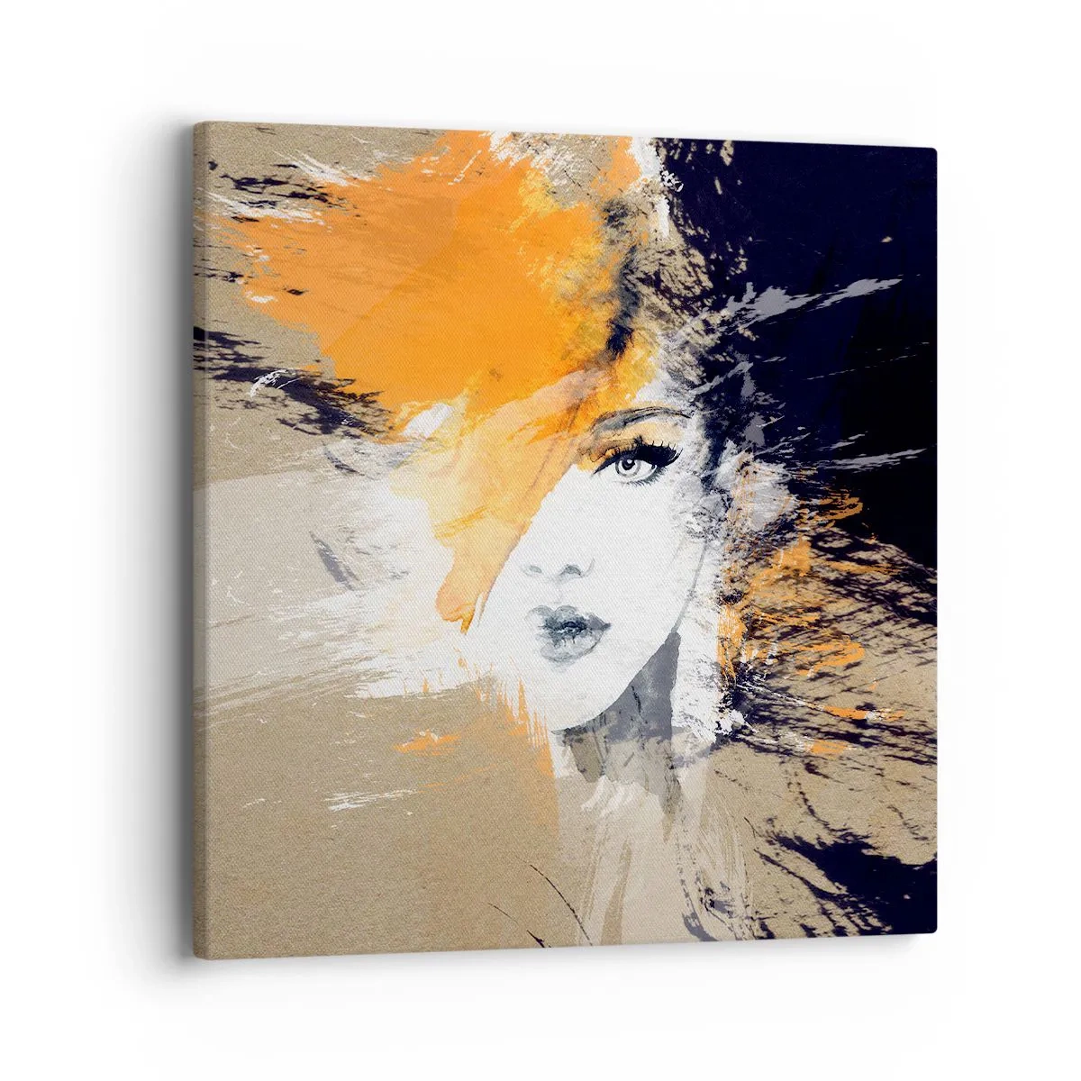 Quadro em tela - E fez-se a luz - 40x40 cm