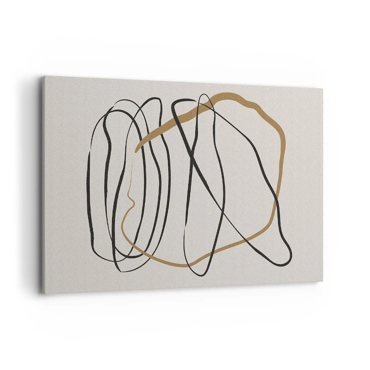 Quadro em tela - Composição – dança em loop - 120x80 cm