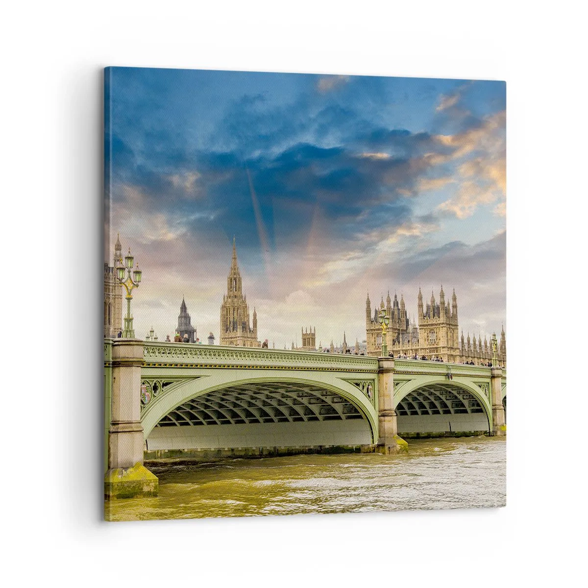 Quadro em tela - O tempo parou no Império - 60x60 cm