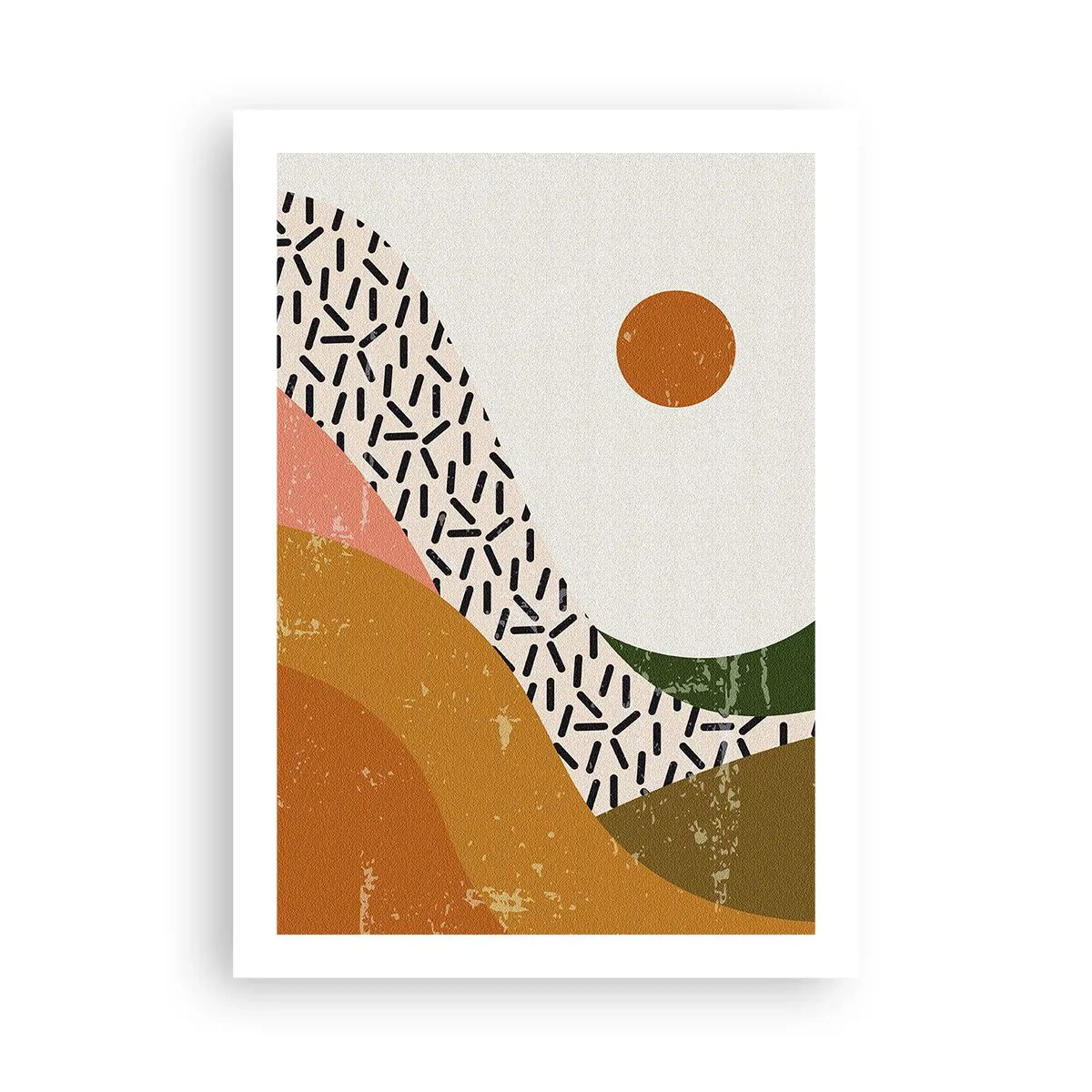 Pôster - Abstração solar - 50x70 cm