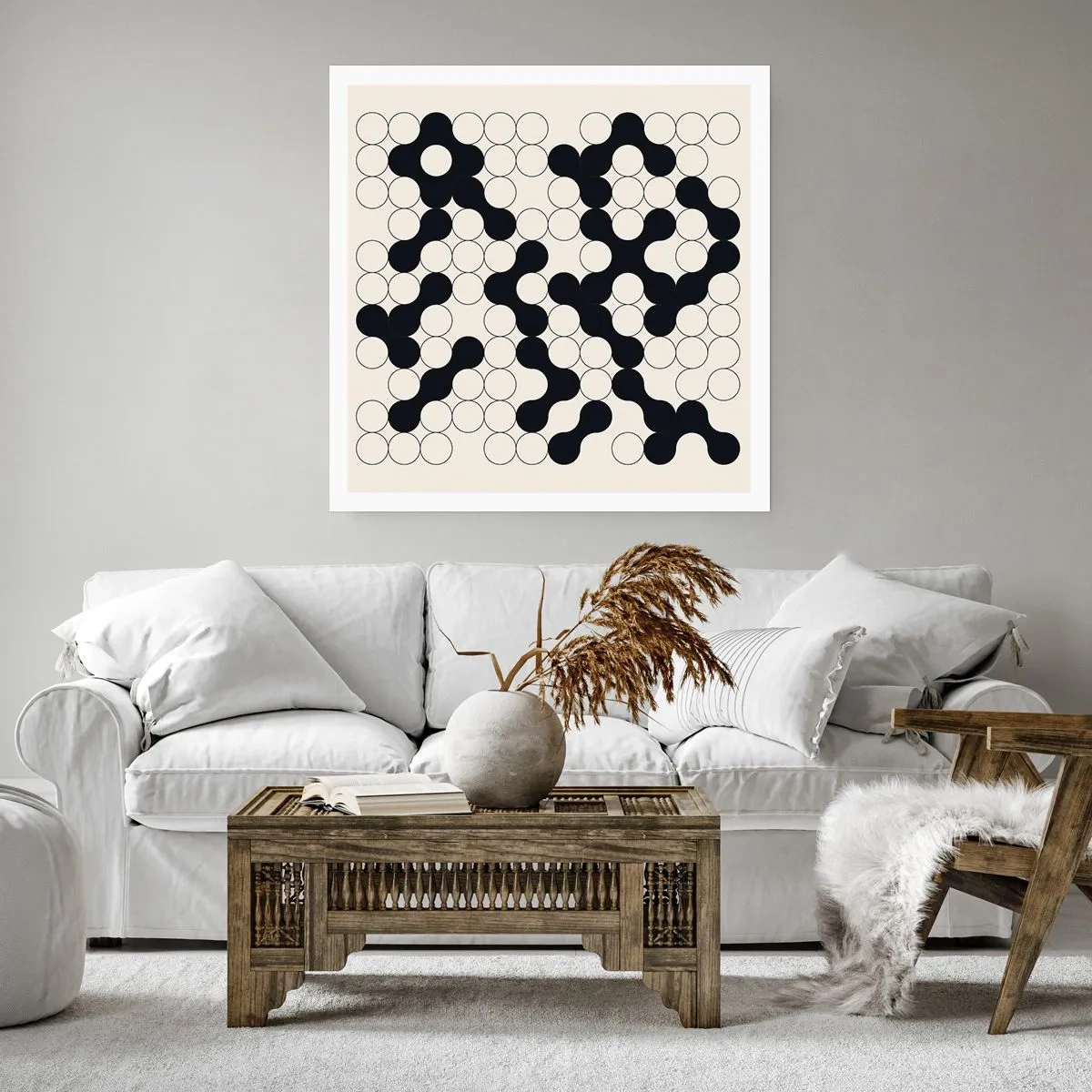 Pôster - Jogo chinês – variação - 40x40 cm