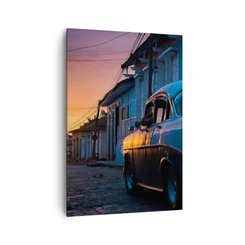Quadro em tela - Aqui é onde o tempo abranda - 70x100 cm