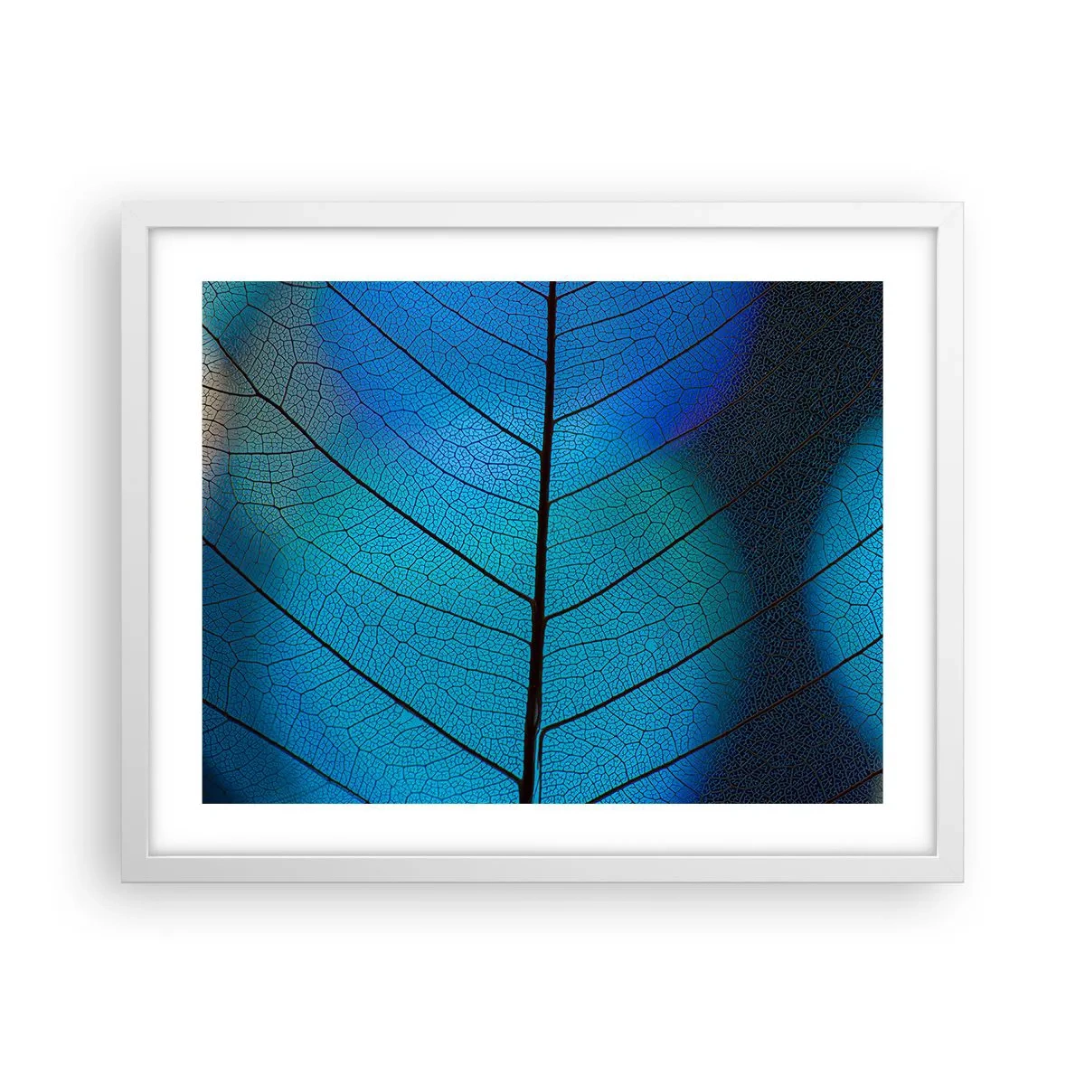 Pôster em moldura branca - Construção complexa - 50x40 cm