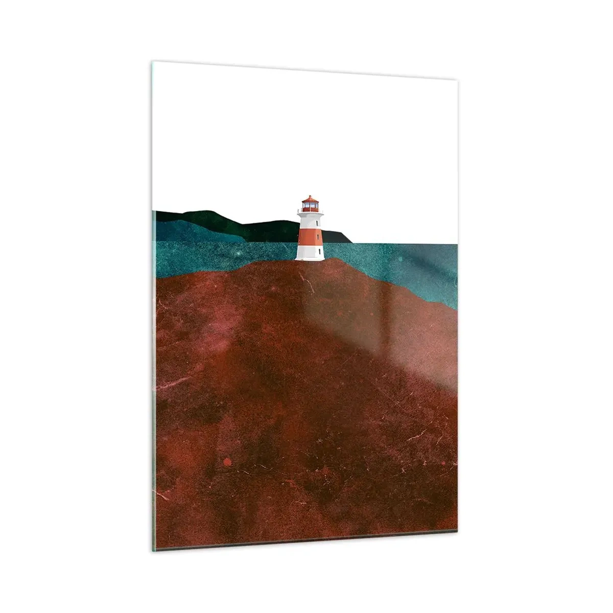Quadro em vidro - Olhando para o mar - 50x70 cm