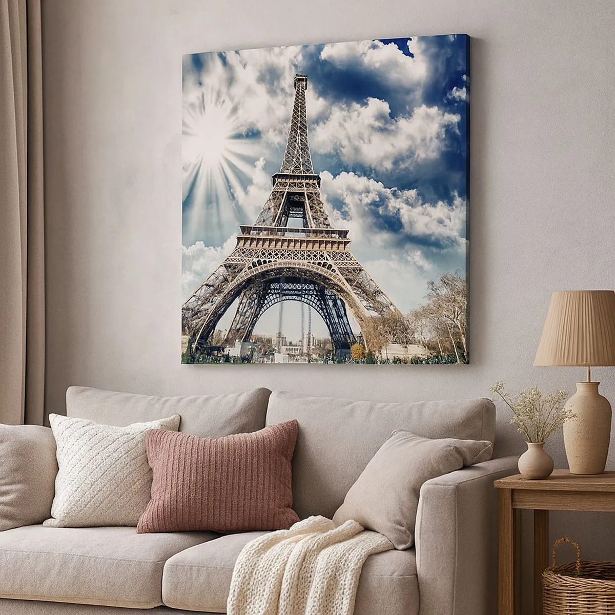 Quadro em tela - A única sob o sol - 30x30 cm