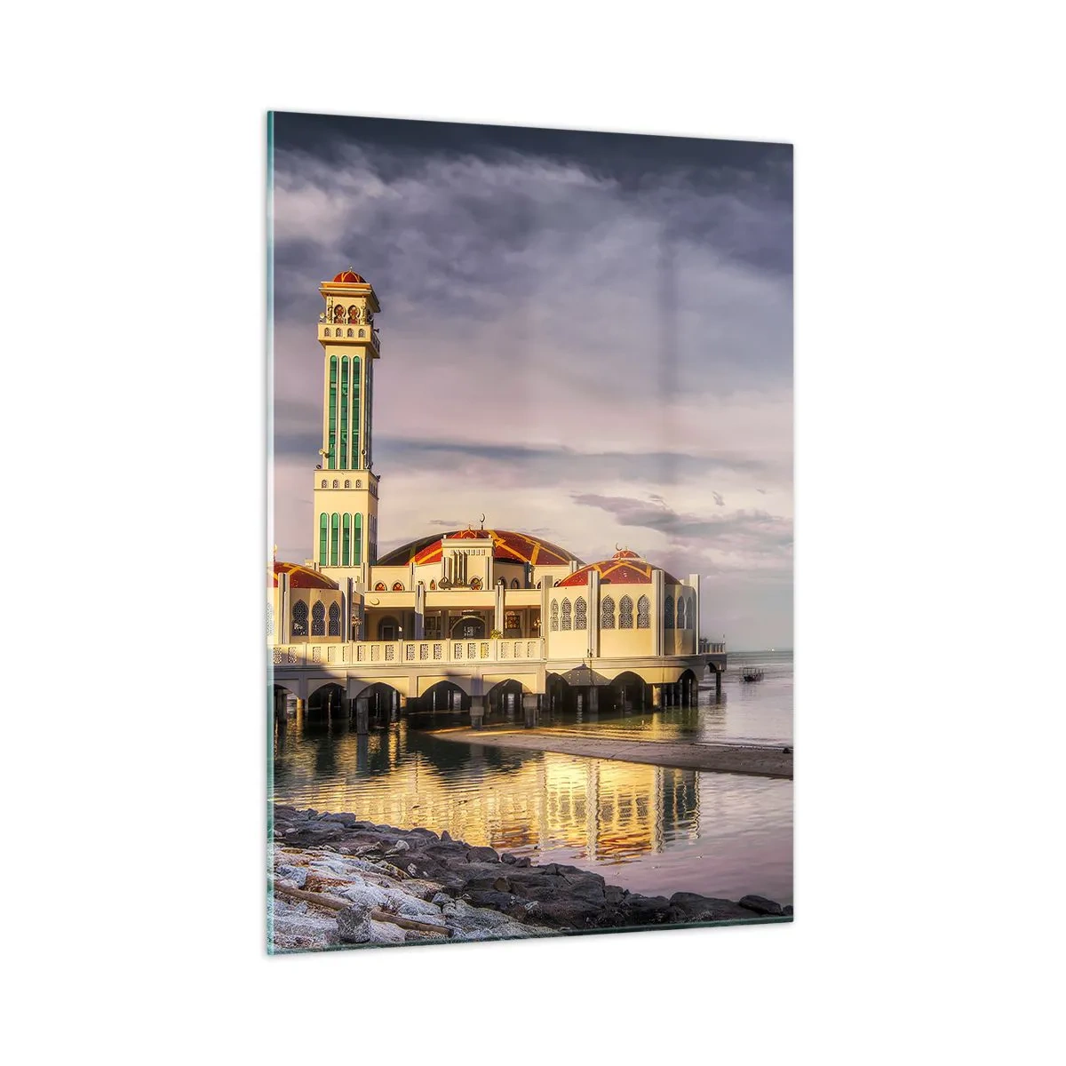 Quadro em vidro - Templo da natureza - 50x70 cm