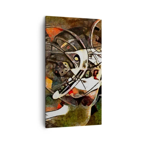 Quadro em tela - Consegue ouvir o movimento? - 45x80 cm