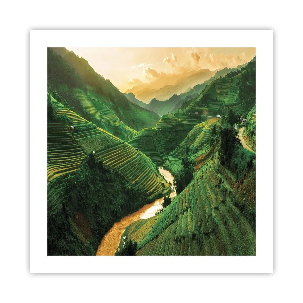 Pôster - Vale vietnamita - 50x50 cm