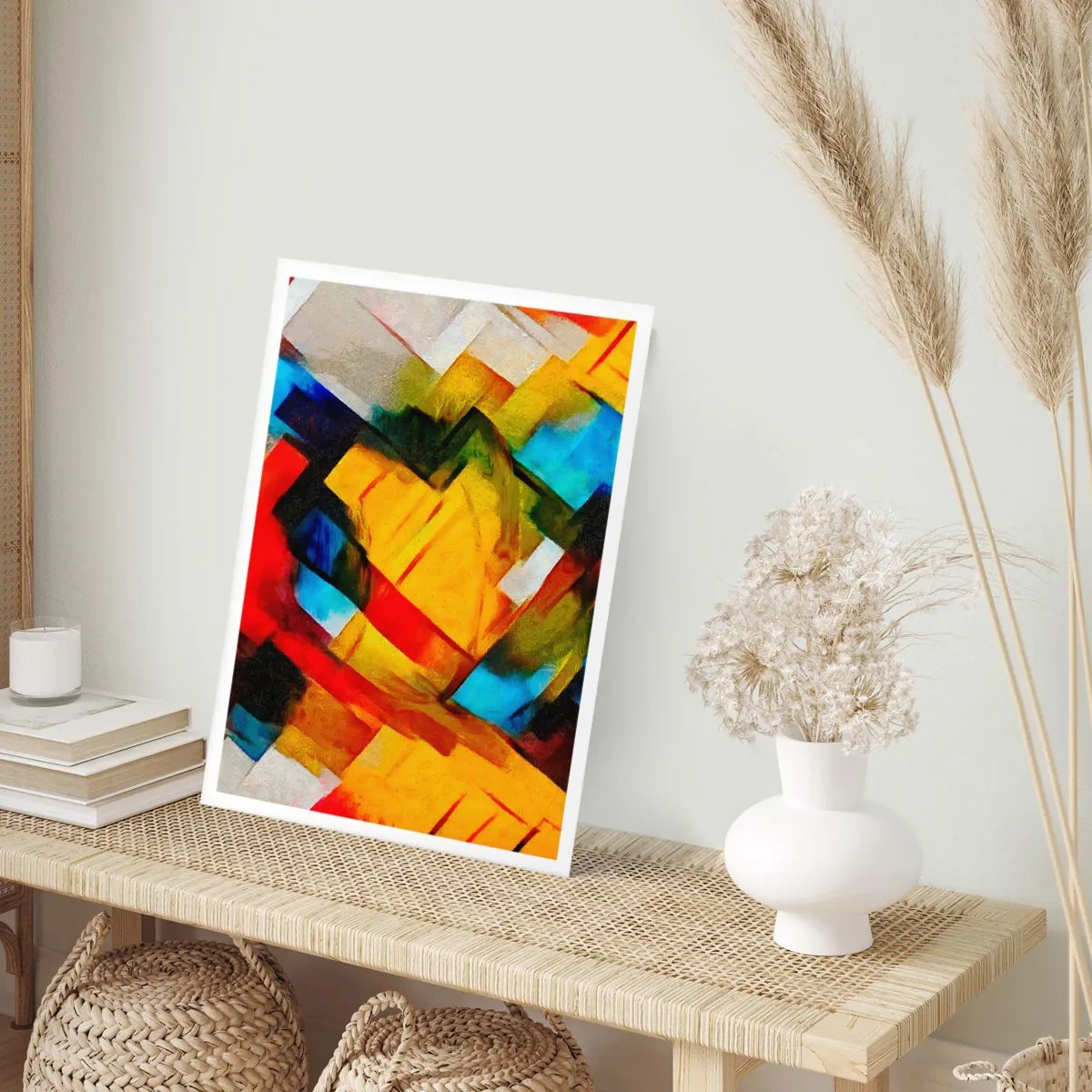 Pôster - Camadas multicoloridas - 30x40 cm