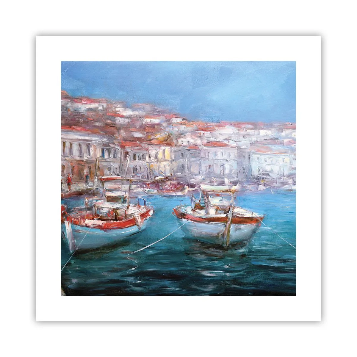 Pôster - Baía italiana - 40x40 cm