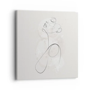 Quadro em tela - O espiral de beleza - 30x30 cm