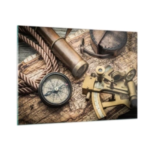 Quadro em vidro - Definir um rumo - 100x70 cm