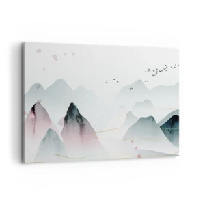 Quadro em tela - Acima dos picos - 100x70 cm