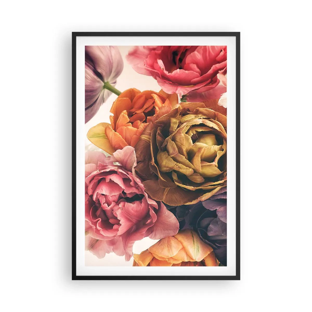 Pôster com moldura preta - Celebração da vida - 61x91 cm