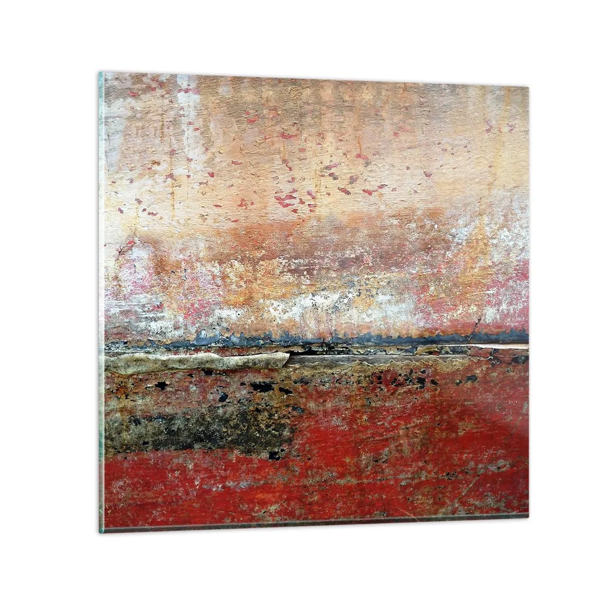 Quadro em vidro - Talvez seja o mar - 40x40 cm