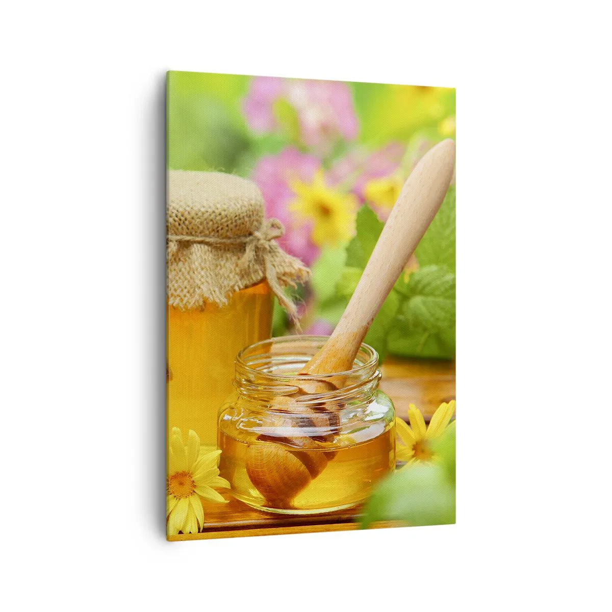 Quadro em tela - Doce e floral - 70x100 cm