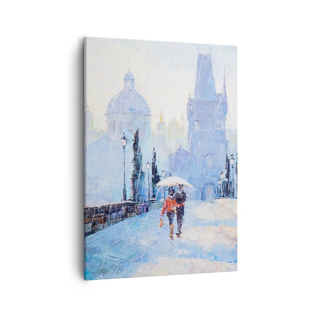 Quadro em tela - A chuva deve ter nos encantado - 50x70 cm