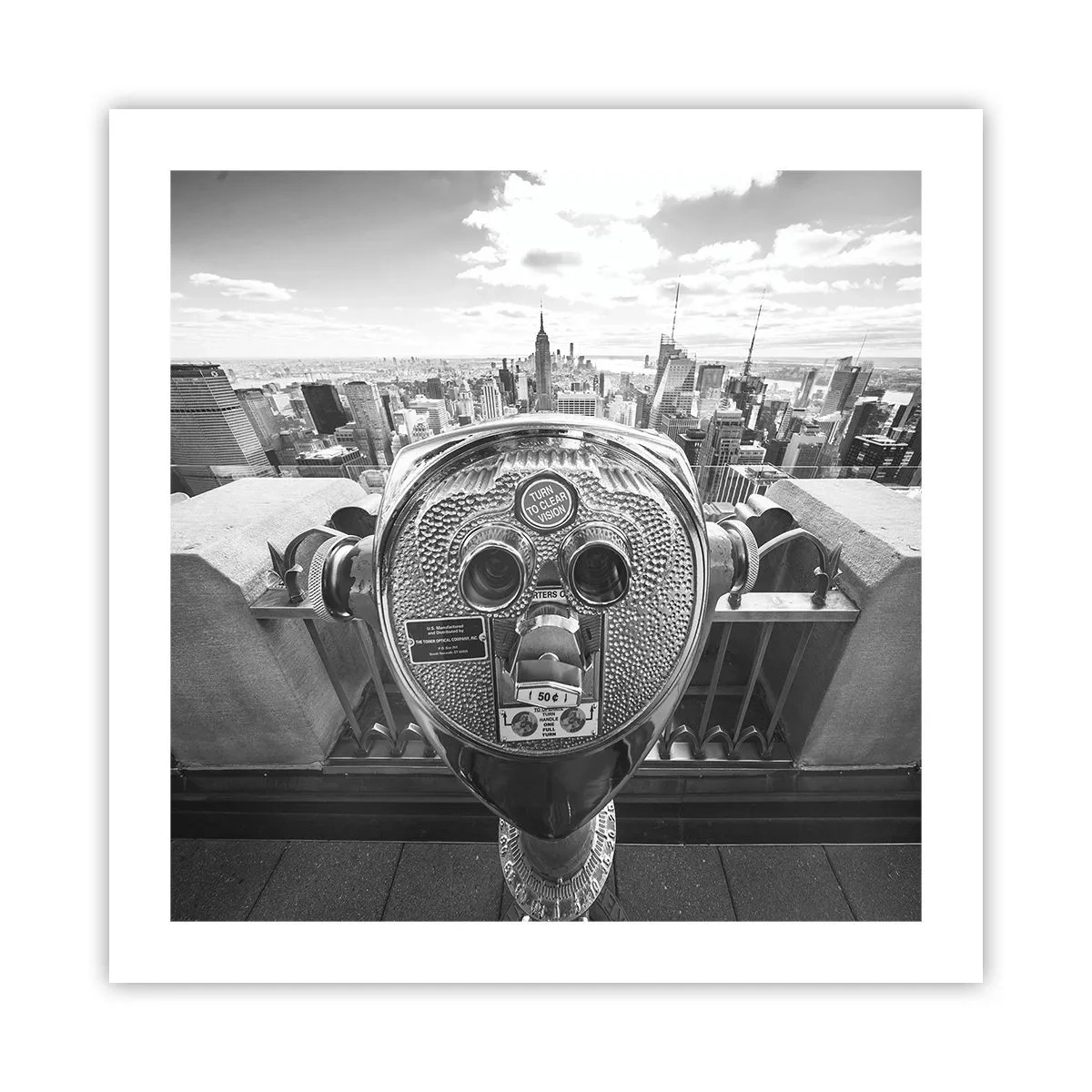 Pôster - A cidade das cidades - 50x50 cm