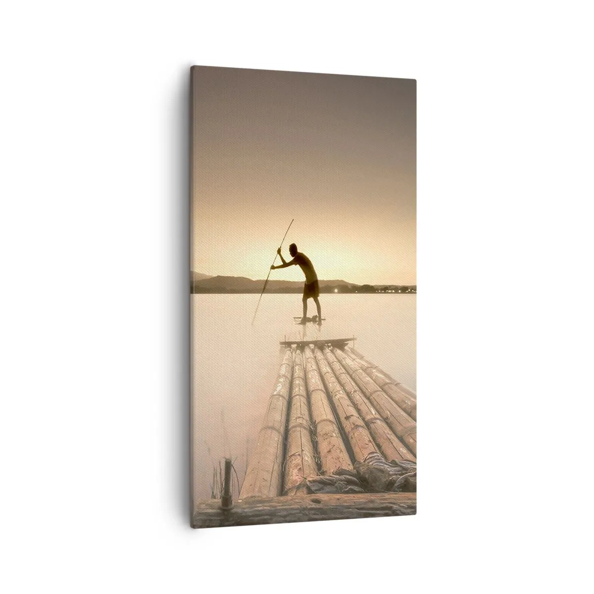 Quadro em tela - Antes de descansar - 55x100 cm