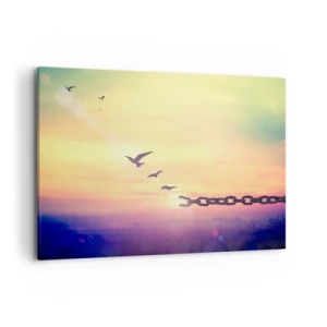 Quadro em tela - A vitória da liberdade - 120x80 cm