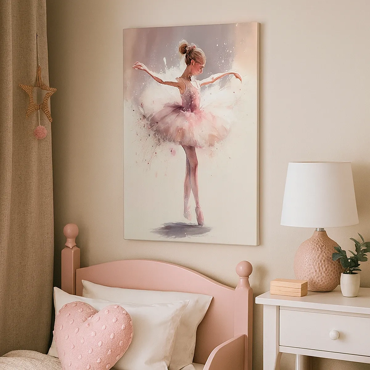 Quadro em tela - Como um pássaro jovem - 50x70 cm