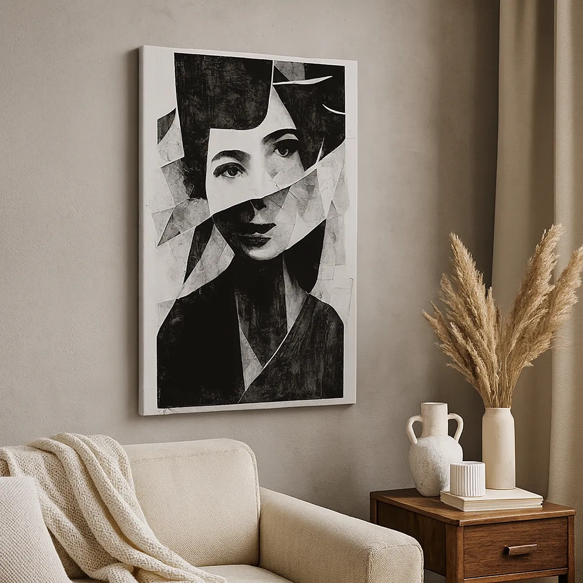 Quadro em tela - O que és de verdade... - 50x70 cm