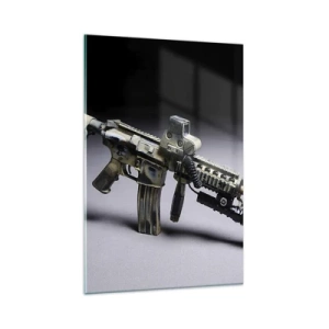 Quadro em vidro - Sempre perigoso - 80x120 cm