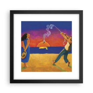 Pôster com moldura preta - Mais do que uma estrela do céu - 30x30 cm