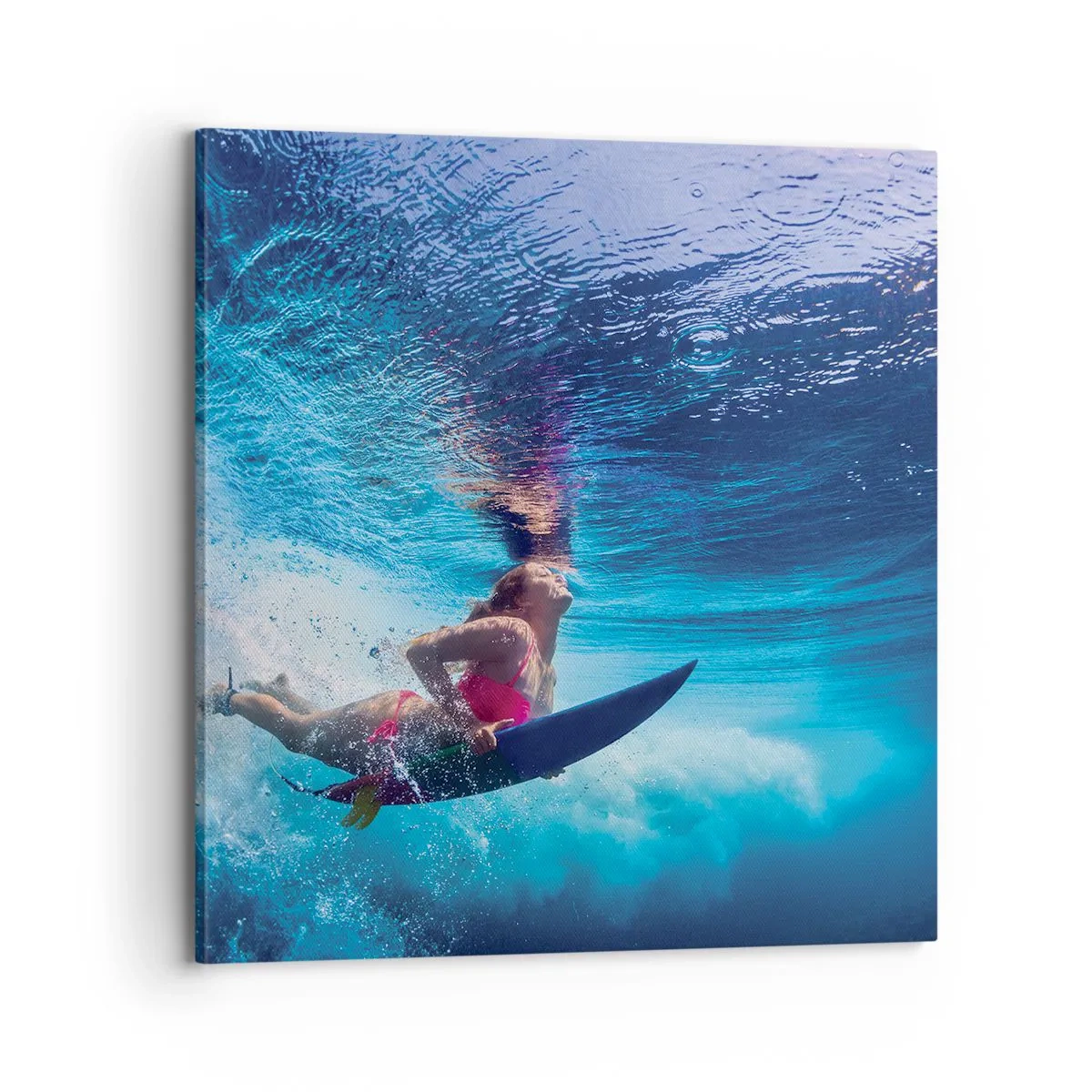 Quadro em tela - Profundidade da alegria - 70x70 cm