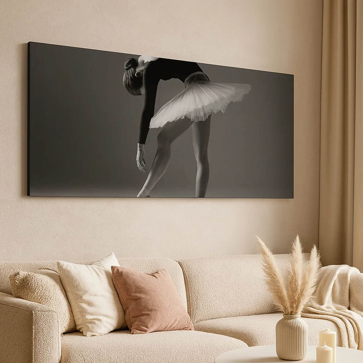 Quadro em tela - Bella balerina - 30x30 cm