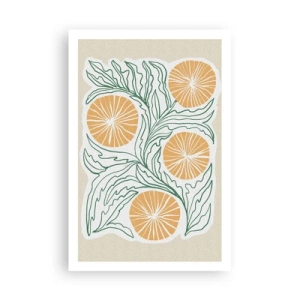 Pôster - Étnico com um toque de abstração - 61x91 cm