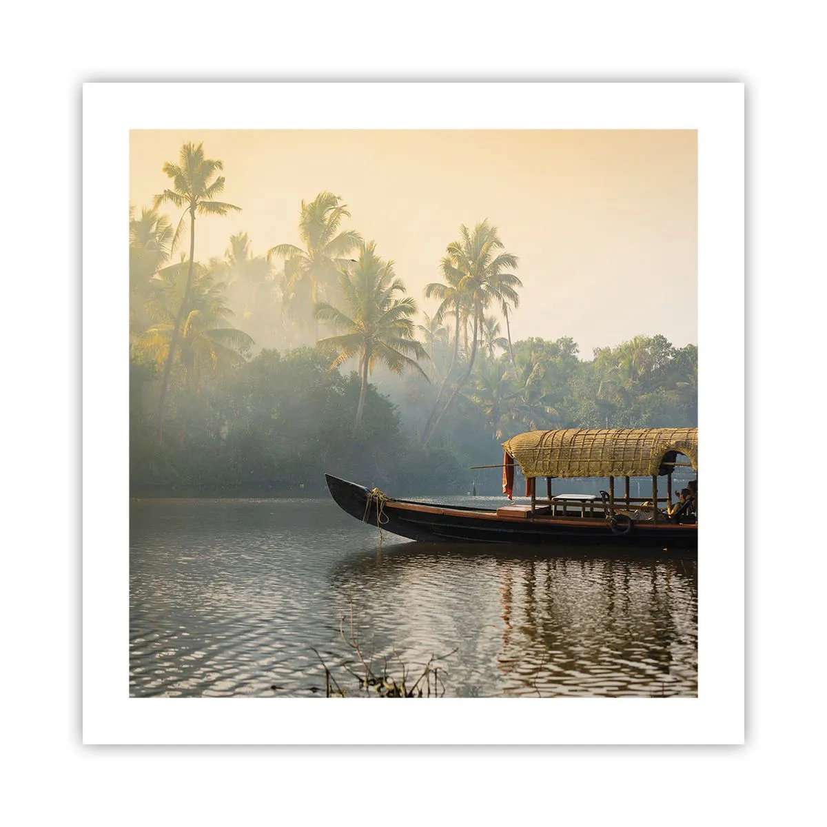 Pôster - Casa no rio - 50x50 cm