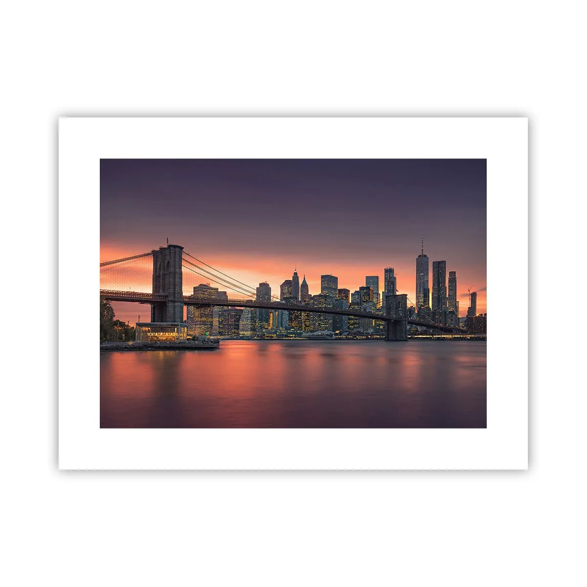 Pôster - Imersa no silêncio lilás - 40x30 cm